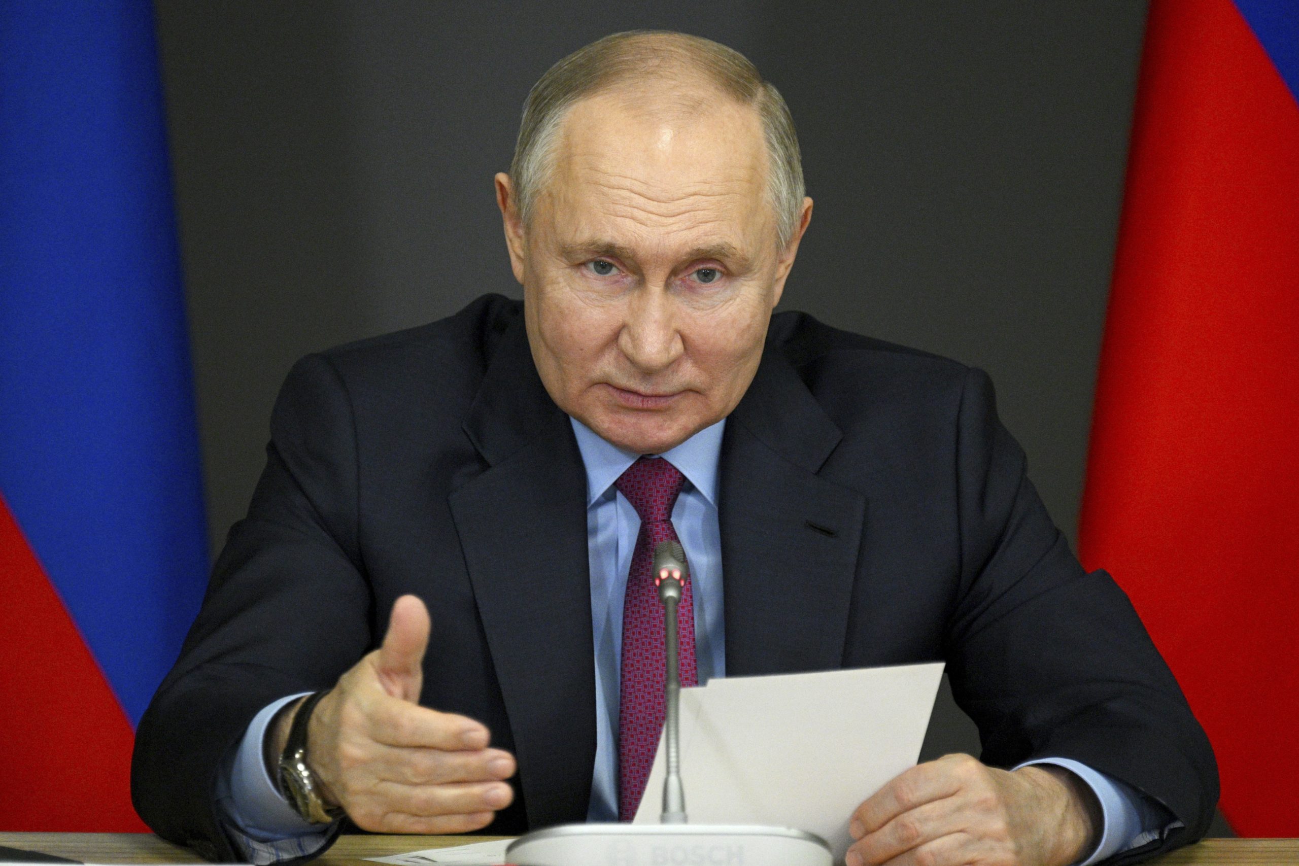 Putin under tal
